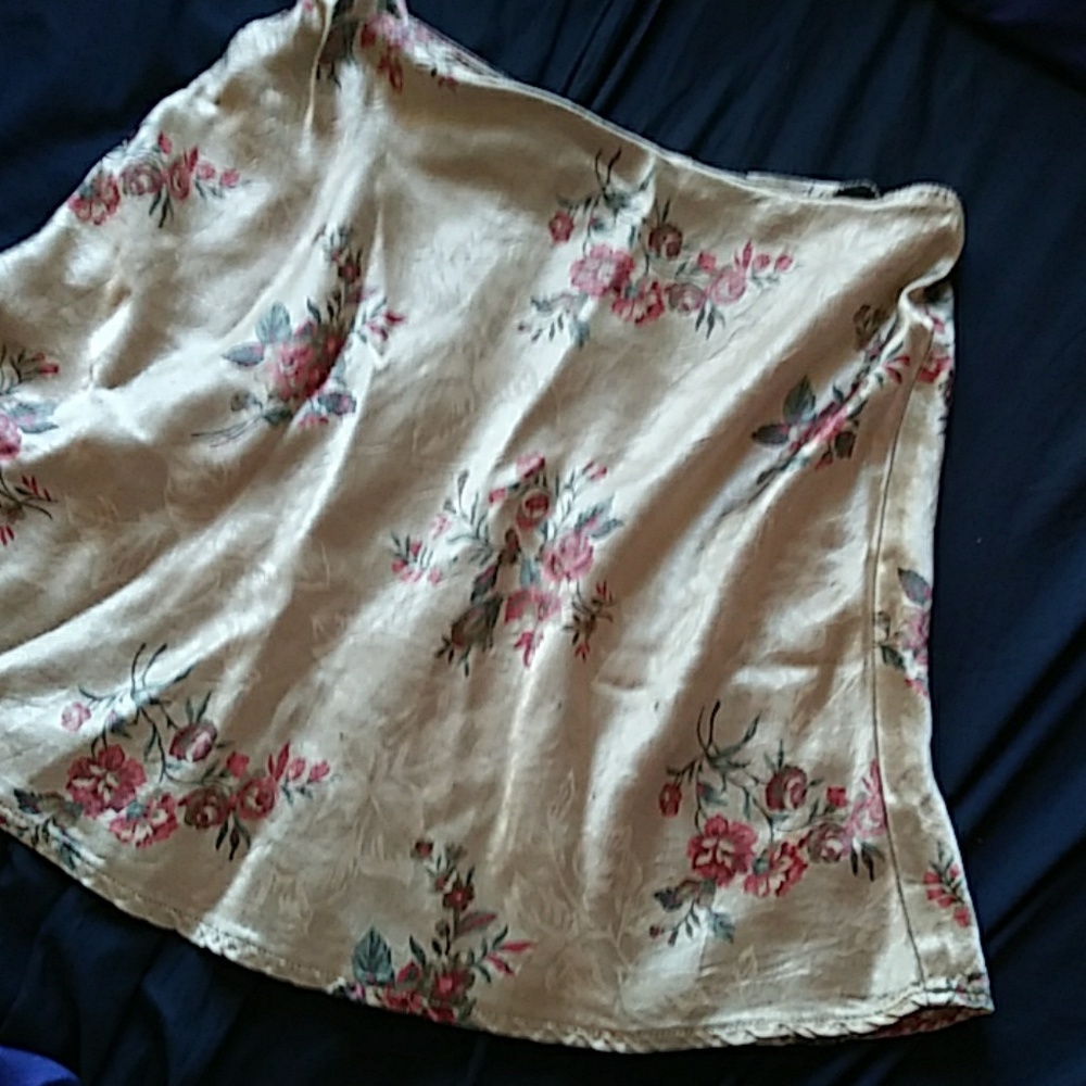 Golden Silky Skirt